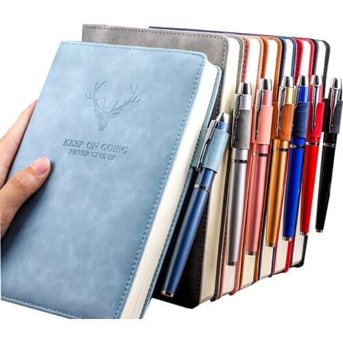 360 Pages Super Thick A5 Journal Notebook Daily Business Office Work Notebook Simple Thick College Office Diary School Supplies
