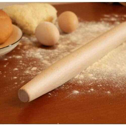 44cm Portable Kitchen Wooden Rolling Pin Fondant Cake Decoration Dough Roller Kitchen Baking Cooking Tools Accessories new