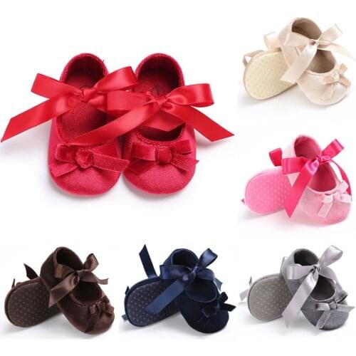 Emmababy 2018 Infant Baby Soft Sole Shoes Newborn Girl Toddler Solid Moccasin Prewalker Shoes Spring 0-18M