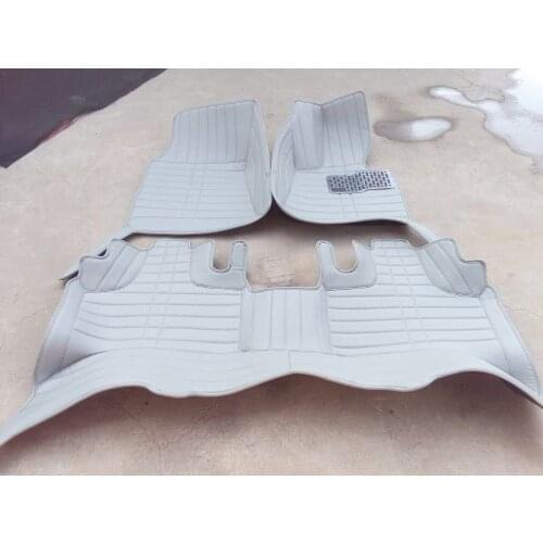 Customize special car floor mats for Right Hand Drive Audi Q7 5seats 2015-2006 waterproof durable good fit carpets,Free shipping