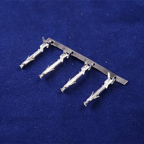 3500pcs/Tape Reel Socket Contact Pin Tin Crimp 28-24 AWG Stamped FL 4.14 mm 0.163" Mini Universal Mate-N-Lok HX41405-01 17361-1