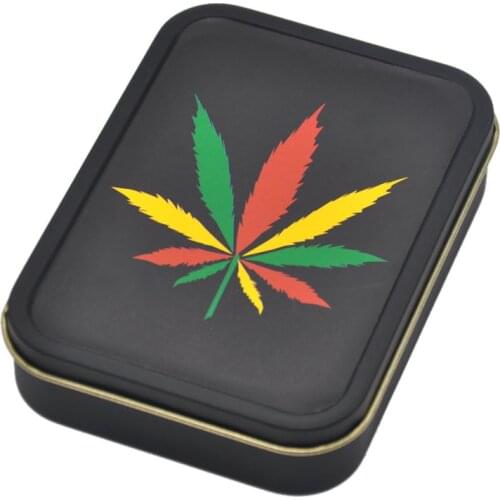 Smoking Metal Tobacco Box Cigarette Case Cigar Tobacco Holder Pocket Box Storage Container Gift Box Hot Sale