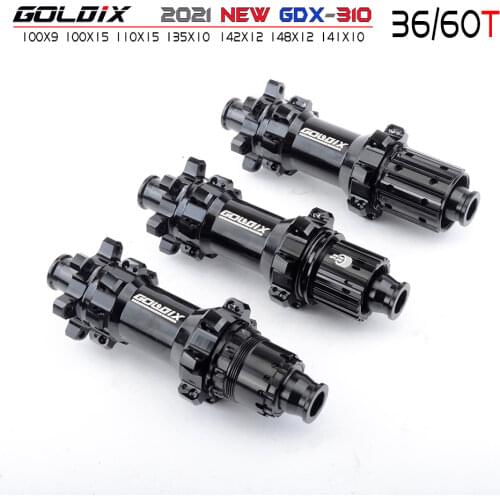 GOLDIX DT350 Abgedichtete lager MTB Mountainbike Nabe Schnellspanner set Bike hub 32 H Scheibenbremse 15/12mm Steckachse QR Fahr