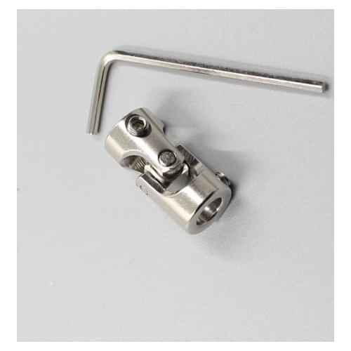 NEW RC Car/Boat model 5mm-6mm OD11mm L23mm single universal joint coupling Stainless steel connector crossing coupler + Tool