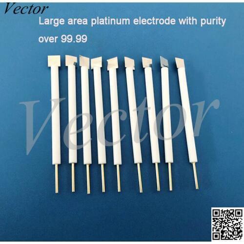 Pt210 platinum electrode 10 * 10 * 0.1mm platinum electrode purity 99.99 pair of electrode auxiliary electrode can be opened