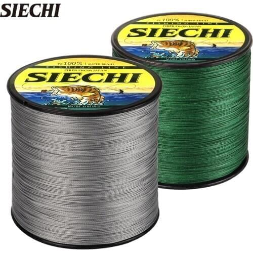 SIECHI Braid Fishing Line 8 Strand 4 Strand 300M 100% PE Multifilamento Braided Carp fish Line Fly Pesca X SUPER Smooth