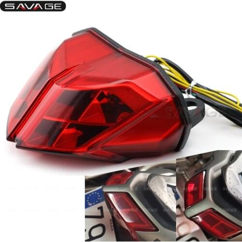 LED Brake Light For DUCATI Streetfighter 848 1100 2012 2013 2014 Motorcycle Integrated Blinker Lamp Rear Stop Taillight