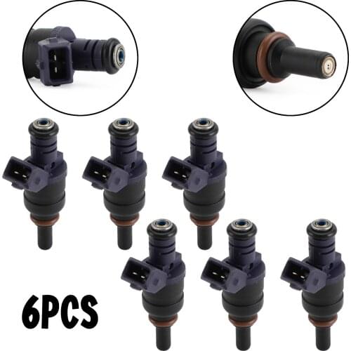 Artudatech 6Pcs Fuel Injectors 1439800 Fit For BMW 330CI 330I 530I X3 X5 Z3 Z4 01-06 3.0L Car Accessories