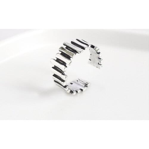 Ins Style Vintage Lines Rings for Women Men Lover Finger Ring Minimalist Jewelry Boho Wholesale