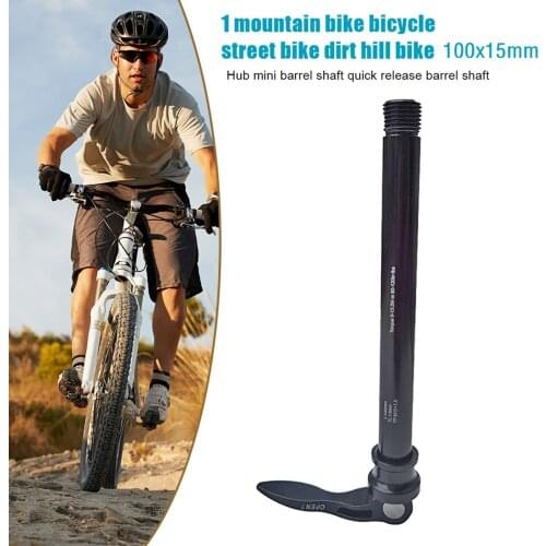 15x145mm Rear Quick Release Skewer Bike Bicycle Hub Axle Lever Wheel Black