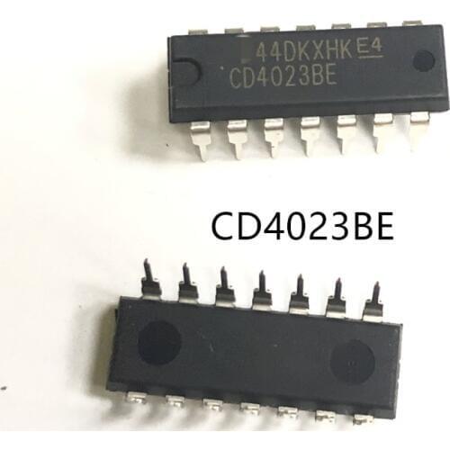 10PCS CD4023 CD4023BE CD4023BCN DIP-14 In Stock original IC
