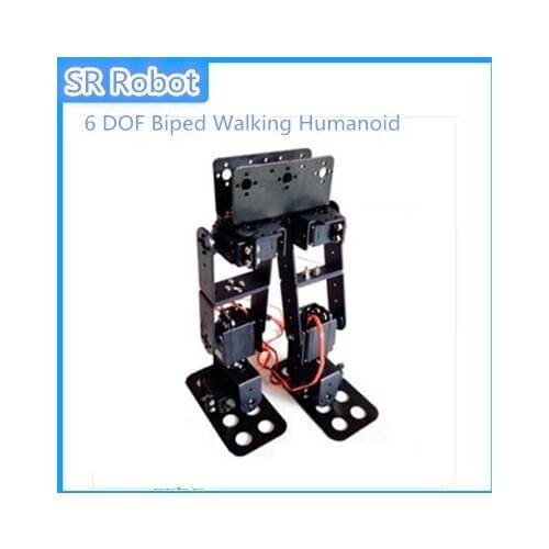 6 DOF Biped Walking Humanoid Robot Servo Bracket Mechanical Arm For Arduino DIY Robotic Teaching Model Project