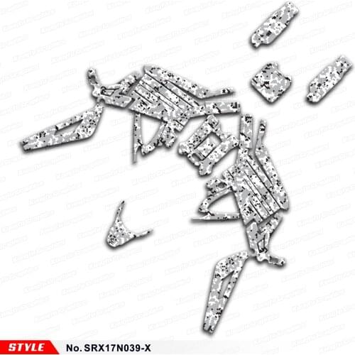 Aftermarket Motorbike Décor Custom Graphics Vinyl Decals Stickers for Sur-Ron Light Bee X/S Bike, Style No.SRX17N039-X