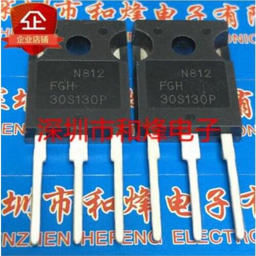 Free shipping 20PCS FGH30S130P TO-247 1300V 30A