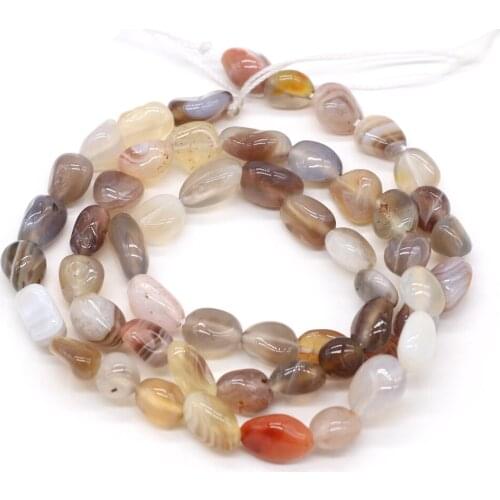 Natural Stone Agates Beads Round Polish Persian Agated Spacer Bead for Tribal Jewelry Making Women Bracelet Necklace Crafts