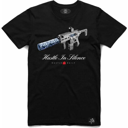 Hasta Muerte Hustle Daily Mens Hustle In Silence Short Sleeve T Shirt