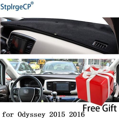 For honda Odyssey 2015 2016 dashboard mat Protective pad Shade Cushion Pad interior sticker car styling accessories