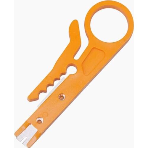 Cable Stripping Wire Cutter Crimping Tool Multi Stripper Knife Crimper Pliers Mini Portable Decrustation Electrical Straight