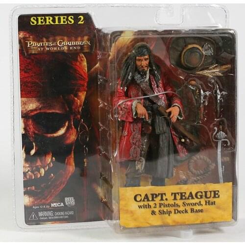 NECA Capt. Teague 6" Action Figure Collectible Model Toy