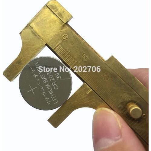 0-80mm brass gauge copper jewelry vernier caliper Sliding brass gauge jewelry tools 10pcs/lot