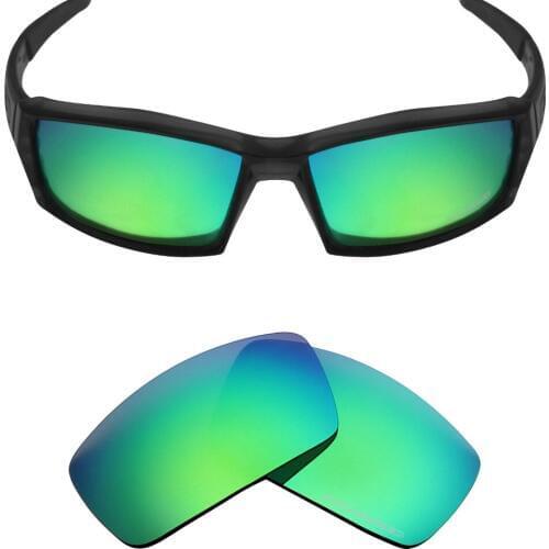 Mryok+ POLARIZED Resist SeaWater Replacement Lenses for Oakley Canteen 2006 Sunglasses Emerald Green