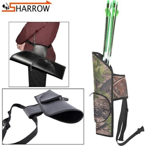 1pc Hand-made Portable Archery Quiver Compound Recurve Bow Quiver Fit Left/right Hand Shooting For Outdoor Hunting Accessories