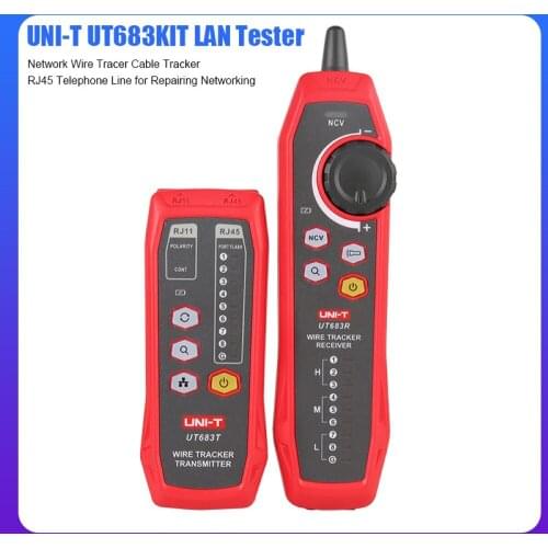Network Line Finder Check Instrument LAN Tester Network Wire Tracer Cable Tracker RJ45 Telephone Line For Repairing Networking