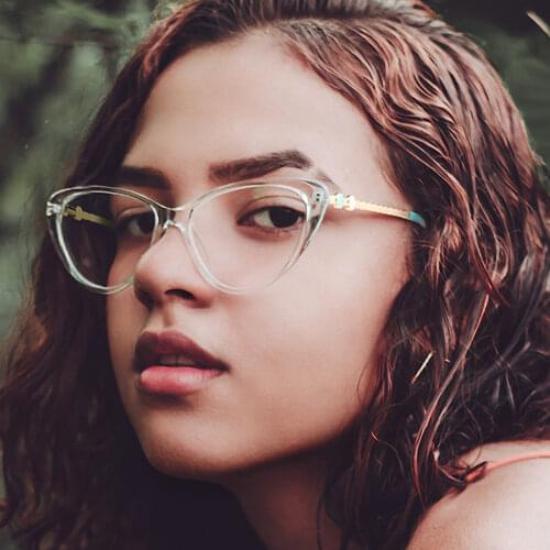 Rayfarer Women's Sunglasses Transparent Glasses