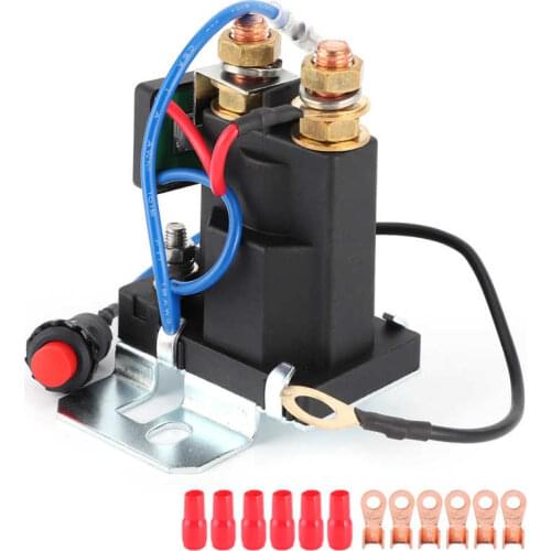 Connectivity Relay Dual Battery Isolator Relay Terminal Protective Cap Set 12V 200A Vehicle Modification Car Accessory