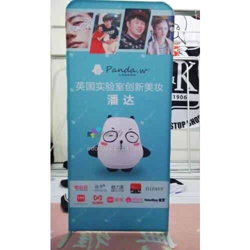 High Qulaity Fabric 85X200CM/80X200CM Trade Show Display Stand, Tension Fabric Exhibition Banner Custom Printing