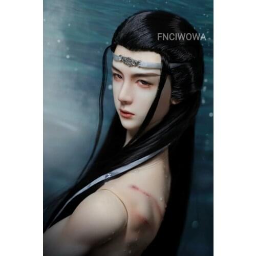 1/3 Bjd Lan Wangji Fanhh Realistic Doll Makeup Included Top Realistic Wang Yibo Head and Body 70cm Tall Limited High Art