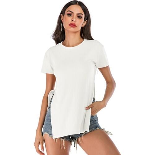 Summer футболка tops women tees casual t shitt La Casa De Papel woman Oversized short sleeve cotton split o-neck clothing