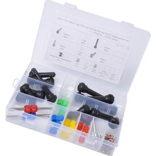Tire Valve Repair Set - Tire Valve Cap Valve Core Dual Head Valve Core Remover Set