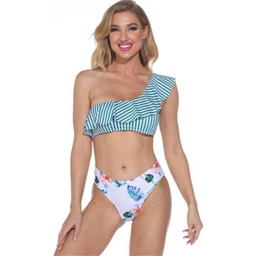 Summer Swimsuit Female Two-piece Bikini Sexy Concise Swimsuit