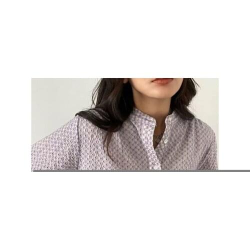 Блузки с воротником стойка MABVOXZ China At AliExpress