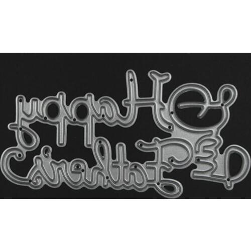 YINISE 388 Happy Father Day Metal Cutting Dies For Scrapbooking Stencils DIY Album Cards Decoration Embossing Folder Die Cuts
