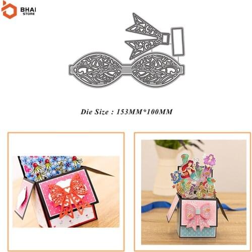 Beautiful Bow Metal Cutting Dies Stencil DIY Cards Stencils Photo Album Embossing Paper Making Scrapbooking Knife Mold 2021 New