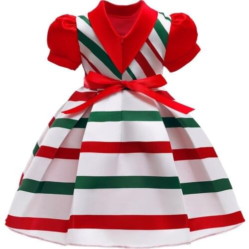 2020 New Fashion Christmas Evening Dress For Girls r Wedding Dress Childrens Birthday Party Princess Dress For 3-10 Years Old