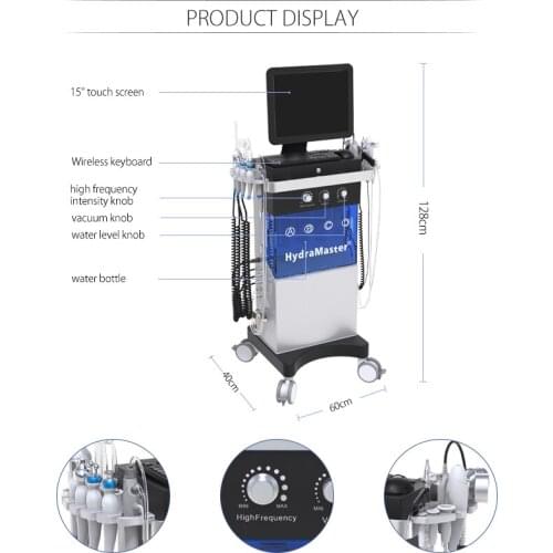 New Technology !! hydro facials machine md 10 in 1 with skin analyzer function