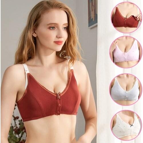 New Women Nursing Bra Maternity Breastfeeding Soft Prevent Sagging for Pregnant Underwear Clothes Plus Size Breastfeeding Bra