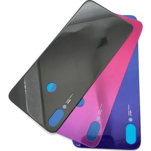 New For Xiaomi Redmi Note 7 Pro Battery Back Cover Glass Rear Door Replacement Housing STICKER Adhesive
