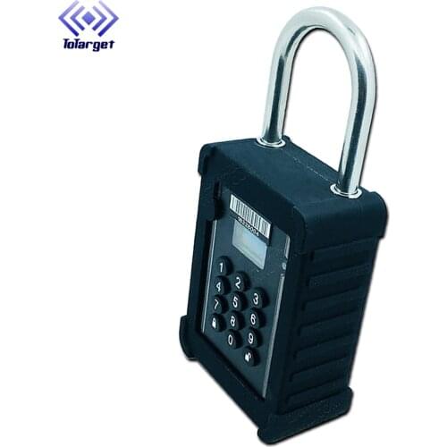 New GPS tracker padlock logistics lock smart alarm security container seals password lock