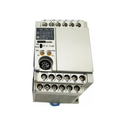 New Original AFPX-C14RD PLC AC100-240V 8 DC Input Points 6 Relay Output Points FP-X Control Unit