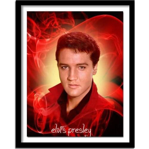 Full square diamond 5D DIY diamond embroidery Elvis Presley diamond painting Cross Stitch Rhinestone home decoration
