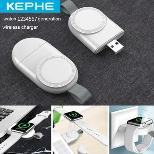 Mini Portable Wireless Charger for Apple iWatch 1 2 3 4 5 Dock Adapter Fast Charging Charger Smart Watch Wireless Charging Base