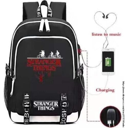 New Stranger Things Backpack Womens Backpack Mens Laptop Backpack School Bags for Teenage Girls Boys Backpack Travel Bags