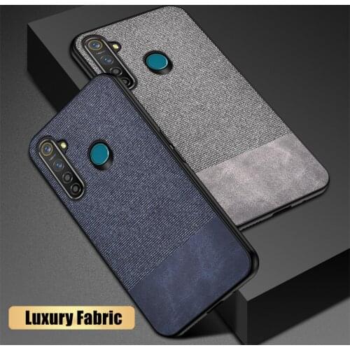 Luxury Cloth Fabric Case For OPPO Realme 6 7 5 3 X7 X50 Pro XT X2 6i 6s Soft Silicone Case Cover For Realme C25 C20 C12 C11 C3