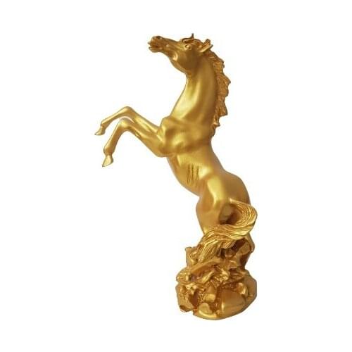 EU HOME DECORATION AROSE GOLD HORSE DECOR HOME OFFICE DECOR