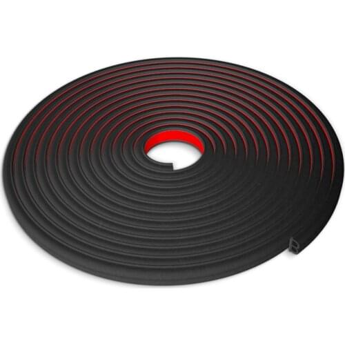 Type B Sealing Strip Car Door Edge Insulation Noise WaterProof Dustproof Seal Sticker Automobiles Interior Accessories Universal