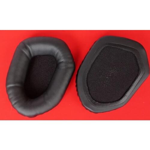 Replacement ear pads Leather cushion repair parts for V-MODA Crossfade M-80 M80 headphone (Black)